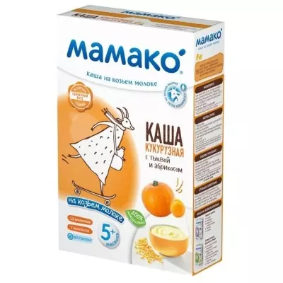 МамакО на козьем молоке кукурузная 200 г 5 мес+